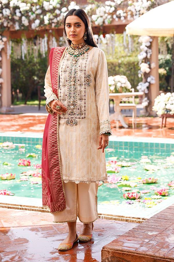 Zellbury embroidered 3-piece suit 