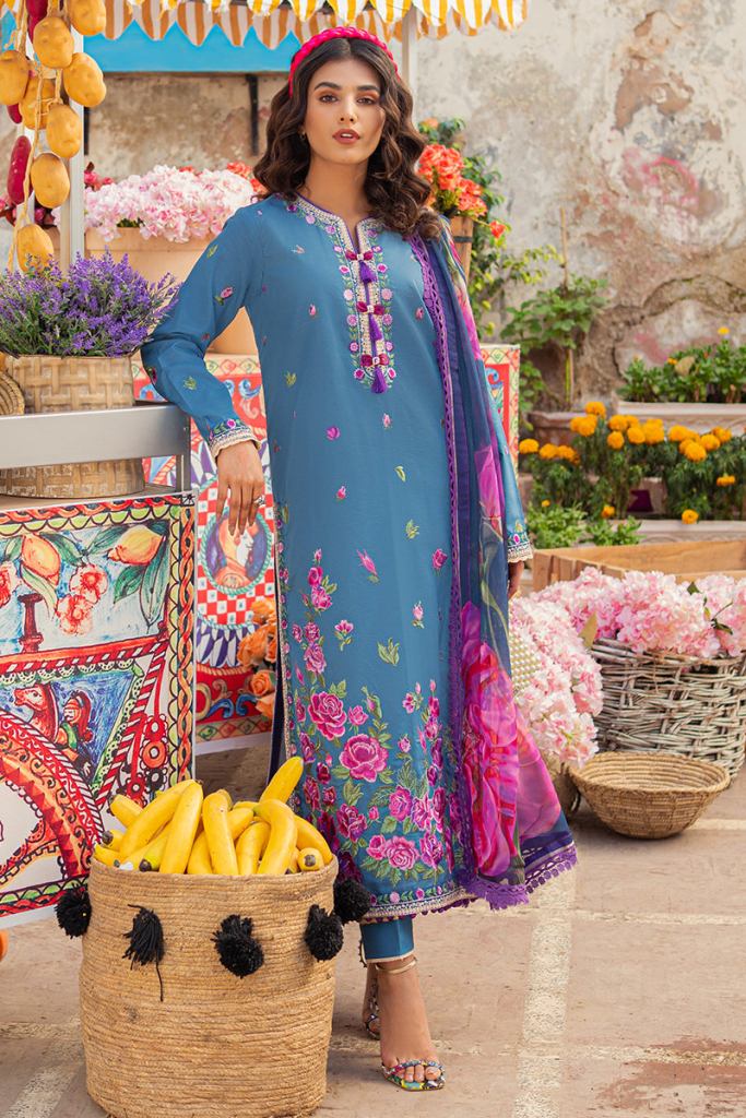 Mushq Summer Lawn Collection Blue