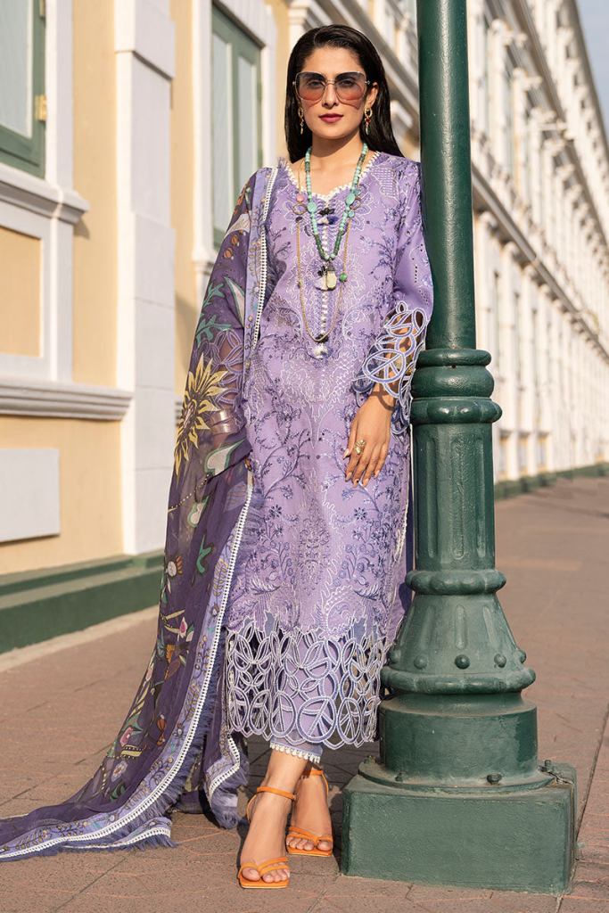 Mushq Summer Lawn Sale Collection Purple