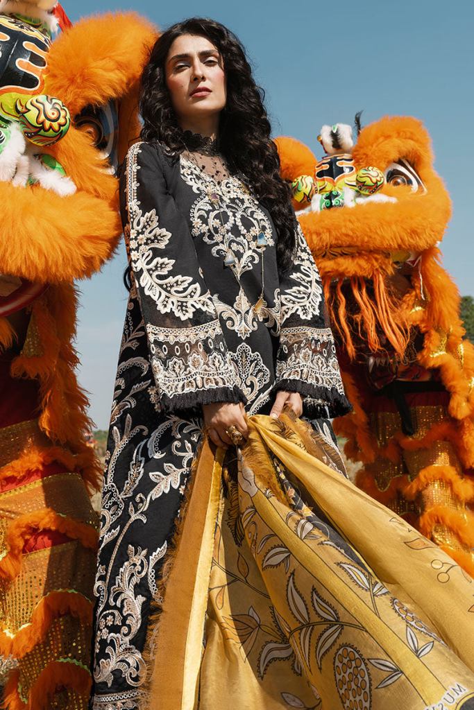 Mushq Summer Lawn Sale Collection Black
