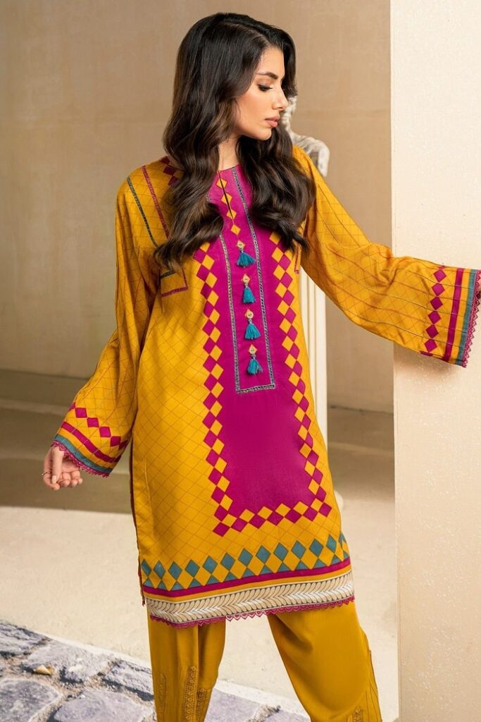 Alkaram Winter Clearance Sale Best picked Pink and yellow